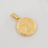 Dije San Miguel Arcángel 1.25g / 1 in Oro Amarillo 18K