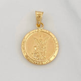 Dije San Miguel Arcángel 1.25g / 1 in Oro Amarillo 18K