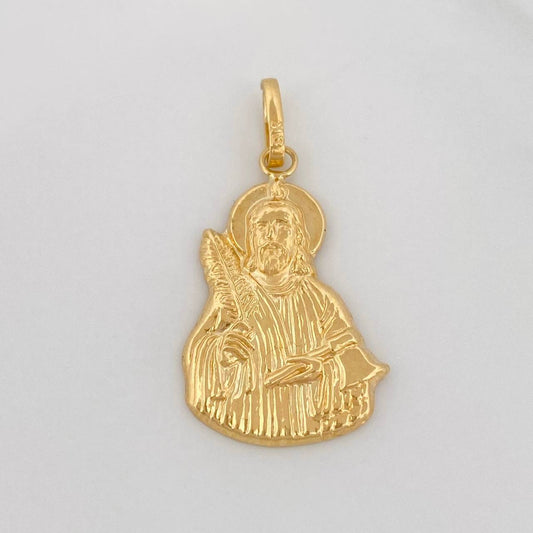 Dije San Vicente Mártir 1.5g / 1 1/4 in Oro Amarillo 18K