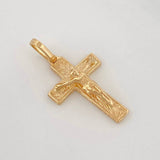 Dije Cruz Cristo 1.8g / 1 in Oro Amarillo 18K