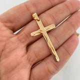 Pendant Cross Christ 4.15g / 2 in Yellow Gold 18K