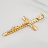 Pendant Cross Christ 4.15g / 2 in Yellow Gold 18K