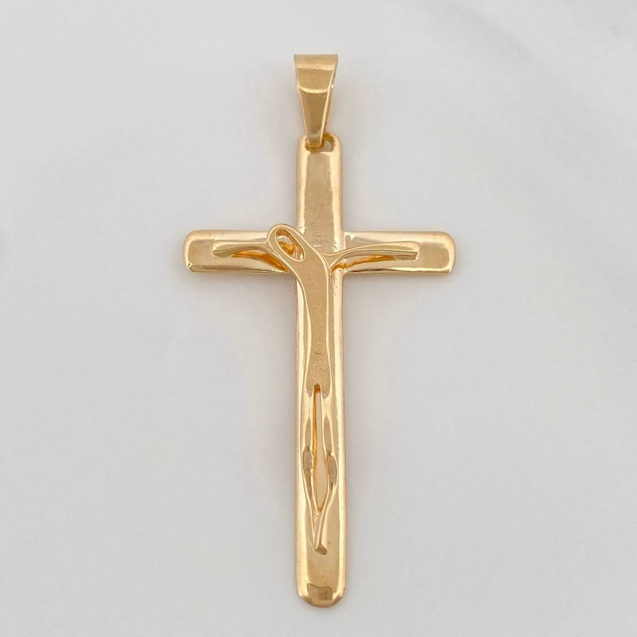 Pendant Cross Christ 4.15g / 2 in Yellow Gold 18K