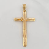 Pendant Cross Christ 4.15g / 2 in Yellow Gold 18K