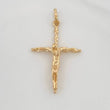 Dije Cruz Cristo 1.7g / 1 1/2 in Oro Amarillo 18K