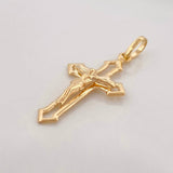 Dije Cruz Cristo 1.35g / 1 1/4 in Oro Amarillo 18K