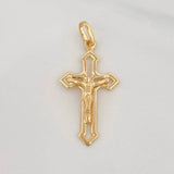 Dije Cruz Cristo 1.35g / 1 1/4 in Oro Amarillo 18K