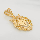 Pendant Lion 3.25g / 1 1/4 in Yellow Gold 18K