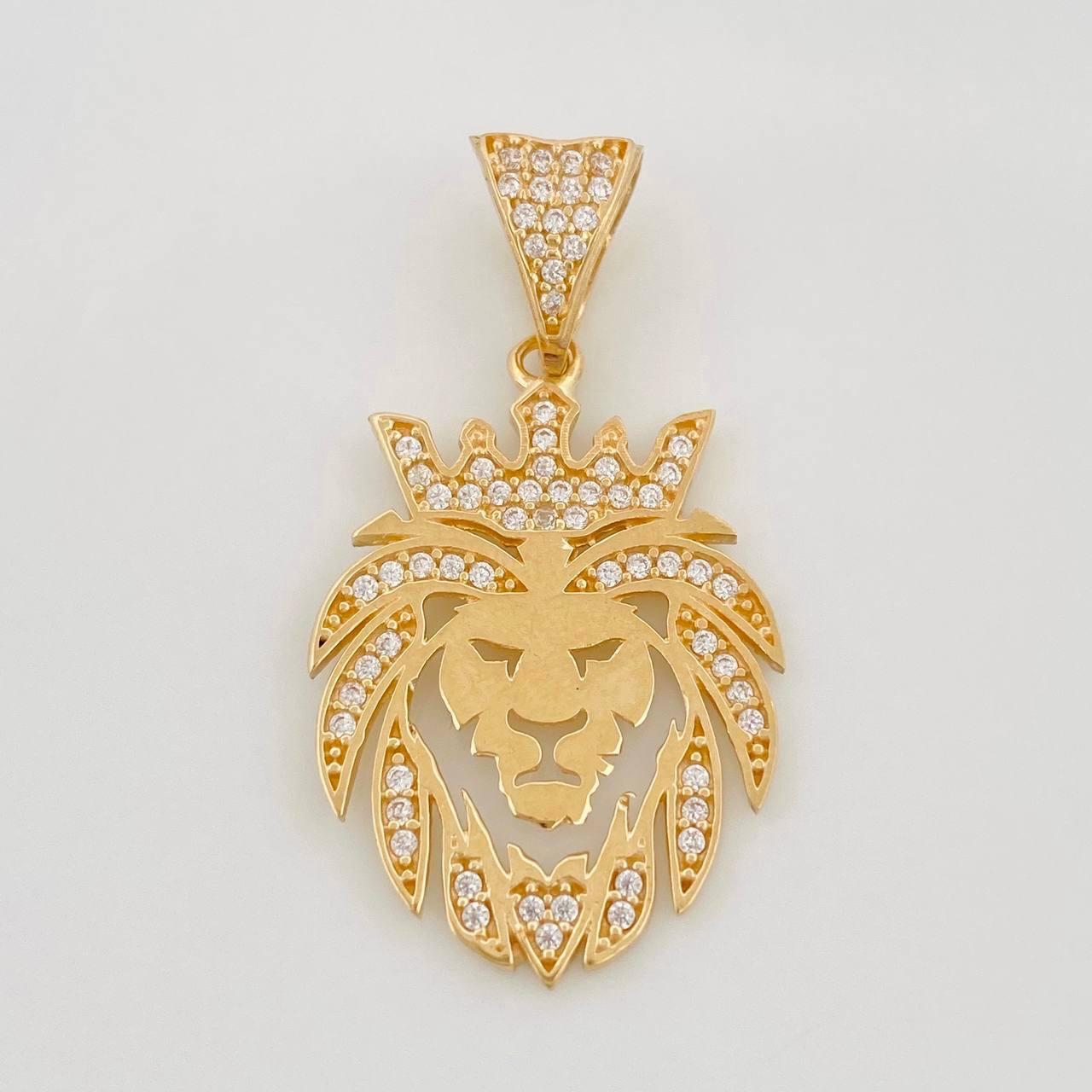 Pendant Lion 3.25g / 1 1/4 in Yellow Gold 18K