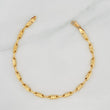 Bracelet Barrel Eclipse 4.45g / 8 1/4 in / 3.54mm Yellow Gold 18K