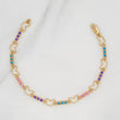 Tennis Bracelet Butterfly Diamond Cut 7.7g / 7 in / 2.65mm Yellow Gold 18K
