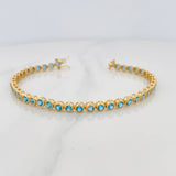 Tennis Bracelet 9.2g / 7 1/4 in / 4.24mm 18K Yellow Gold