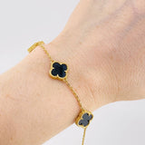 Bracelet Clover Classic Link 5.6g / 7 3/4 in / 1.5mm 18K Yellow Gold