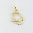 Dije Dios 1.1gr / 3/4 in / Oro Amarillo 18K ©