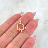 Dije Dios 1.1gr / 3/4 in / Oro Amarillo 18K ©
