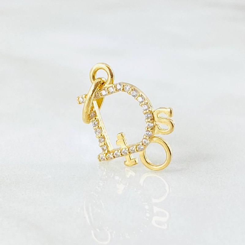 Dije Dios 1.1gr / 3/4 in / Oro Amarillo 18K ©