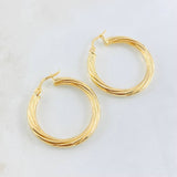 Candongas Mary 2.95gr / 1 1/4 in / Oro Amarillo 18K ©