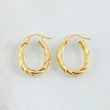 Candongas Mary Ovalada 2gr / 3/4 in / Oro Amarillo 18K *