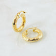 Candongas Noel 2.05gr / 3/4 in / Oro Amarillo 18K *