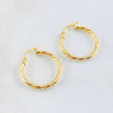 Candongas Mary 1.7gr / 3/4 in / Oro Amarillo 18K *