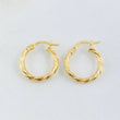 Candongas Mary 1.1gr / 6 1/4 in / Oro Amarillo 18K