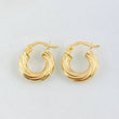 Candongas Mary 1.35gr / 1/2 in / Oro Amarillo 18K *