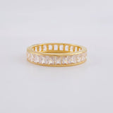 Anillo Carril Tupido 2.6g / T6 1/4 Oro Amarillo 18K