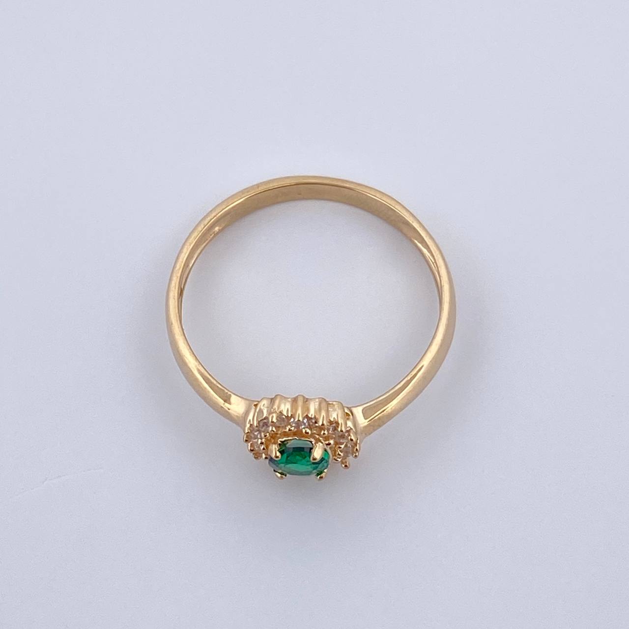 Halo Circle Ring 2.2gr / Size 7 / 18K Gold $