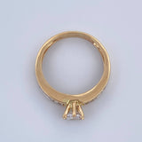 Solitaire Ring Churumbela 3.4gr / Size 6 / 18K Gold $