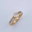 Solitaire Ring Churumbela 3.4gr / Size 6 / 18K Gold $