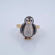 Penguin Ring 4.2gr / Size 6 / 18K Gold $