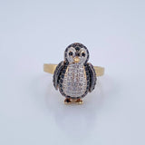 Penguin Ring 4.2gr / Size 6 / 18K Gold $