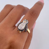 Penguin Ring 4.2gr / Size 6 / 18K Gold $