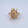 Turtle Ring 4.45gr / T7 1/4 / 18K Yellow Gold *