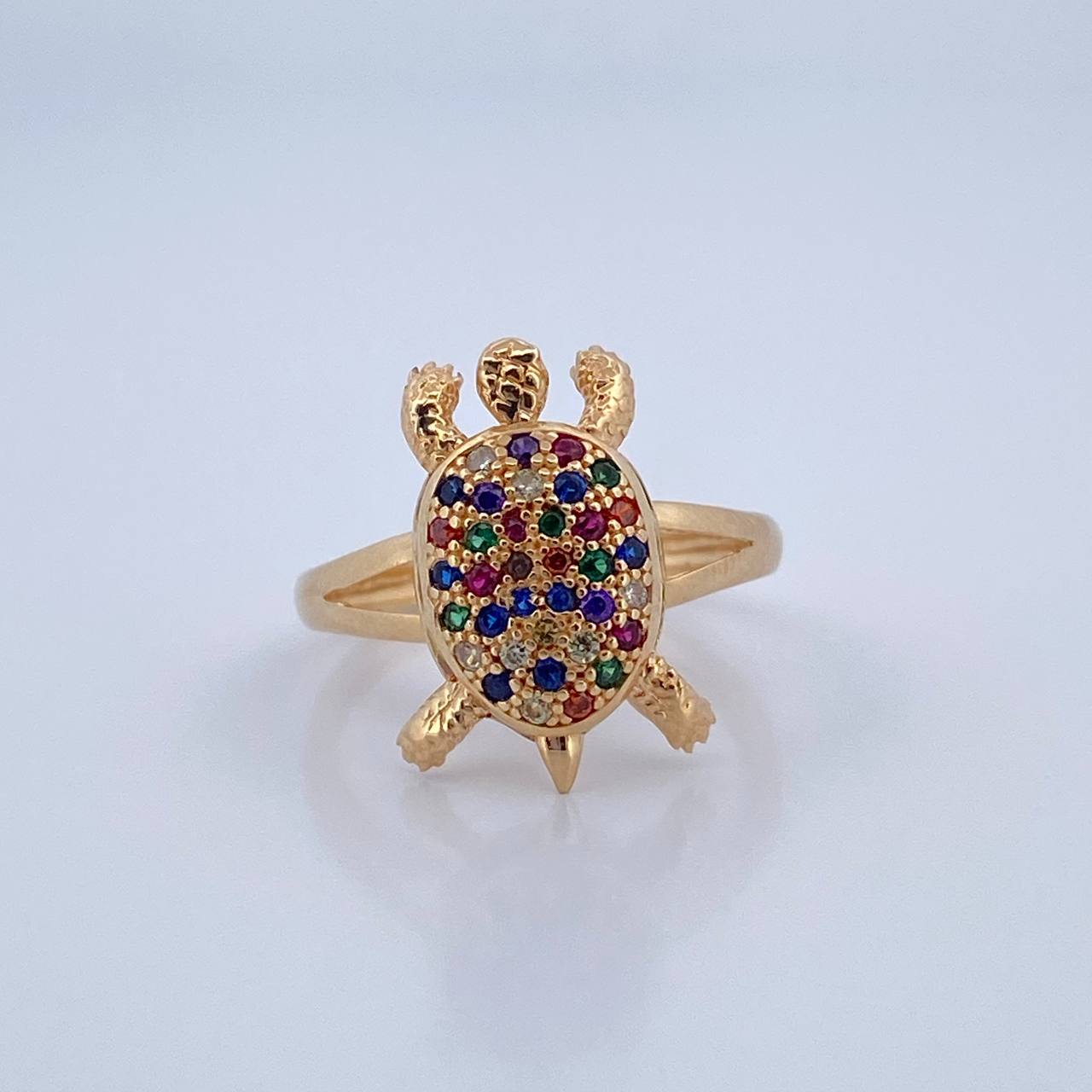 Turtle Ring 4.35gr / Size 6 3/4 / 18K Gold $