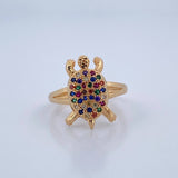 Turtle Ring 4.35gr / Size 6 3/4 / 18K Gold $