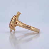 Turtle Ring 4.35gr / Size 6 3/4 / 18K Gold $
