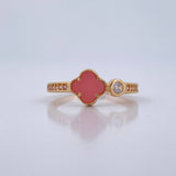 Ring Clover 1.95gr / Size 5 1/2 / 18K Gold $