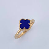 Anillo Trebol 2.95gr / T7 1/2 / Oro 18K $
