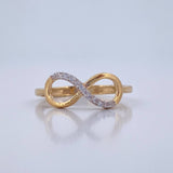 Infinity Ring 1.55gr / Size 5 3/4 / 18K Gold $