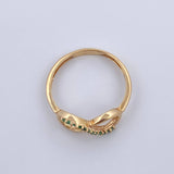 Infinity Ring 1.5gr / Size 5 3/4 / 18K Gold $