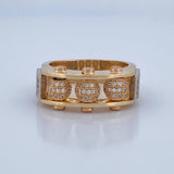 Anillo Bolas De Fuego 11.85gr / T9 3/4 / Oro 18K $