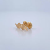 Stud Earrings Drop 0.6gr / 18K Gold &
