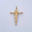 Pendant Cross Christ 1.95gr / 5cm / 18K Yellow Gold Cane &