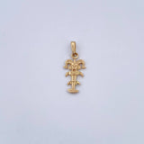 Pendant Pre-Columbian 1.1gr / 2.2cm / 18K Yellow Gold &