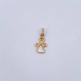 Pendant Angel 0.7gr / 1.9cm / 18K Yellow Gold Silhouette &