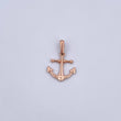 Pendant Anchor 0.95gr / 2.1cm / Smooth 18K Rose Gold &
