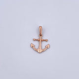 Pendant Anchor 0.95gr / 2.1cm / Smooth 18K Rose Gold &