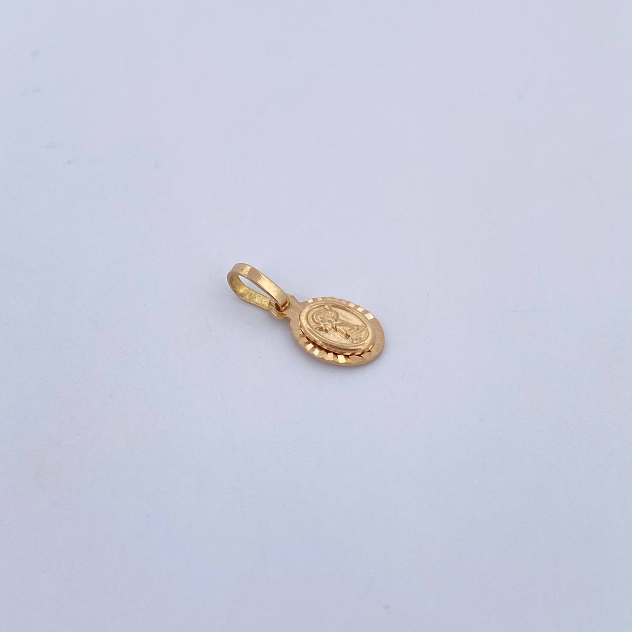 Dije Divino Niño 0.6gr / 1.4cm / Diamantado Oro Amarillo 18K &
