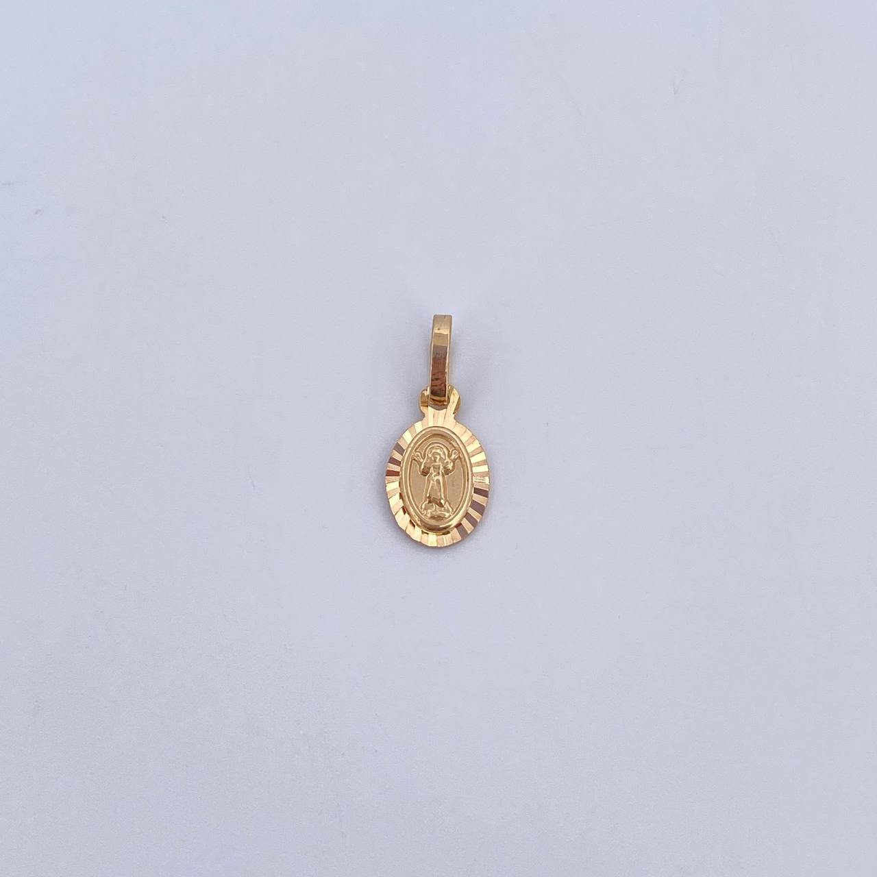 Dije Divino Niño 0.6gr / 1.4cm / Diamantado Oro Amarillo 18K &